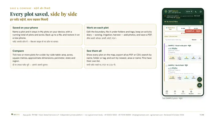 The AgriZameen GPS app guide — page 7 of 10