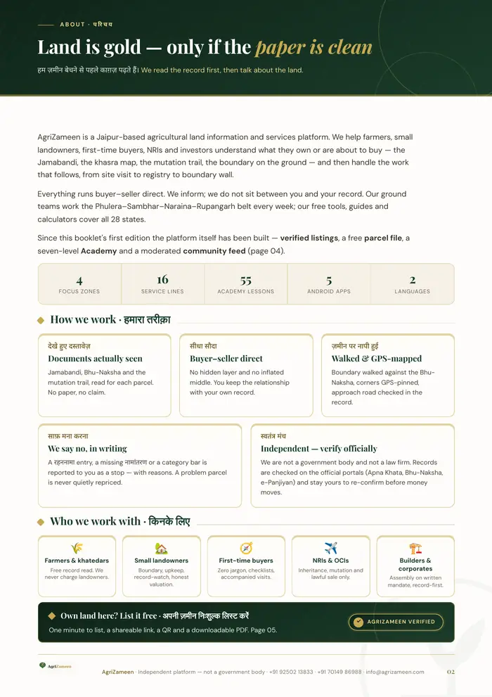 Introduction brochure — page 2 of 8
