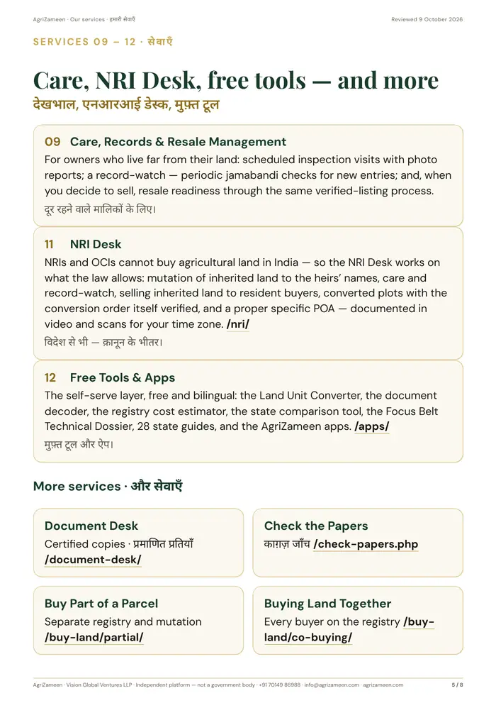 Our services — page 5 of 8